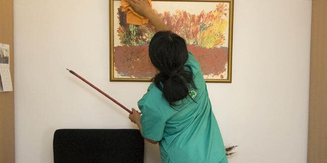 rotina de limpeza de escritorio